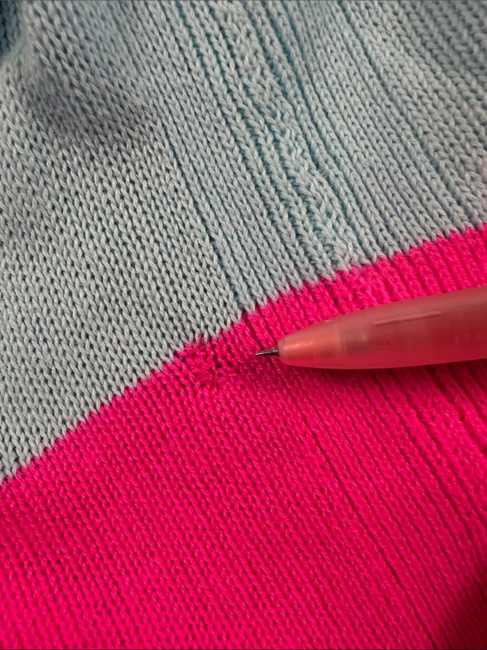 Lilly Pulitzer Two-Tone Aqua and Fuchsia Knit Kinnon Wrap